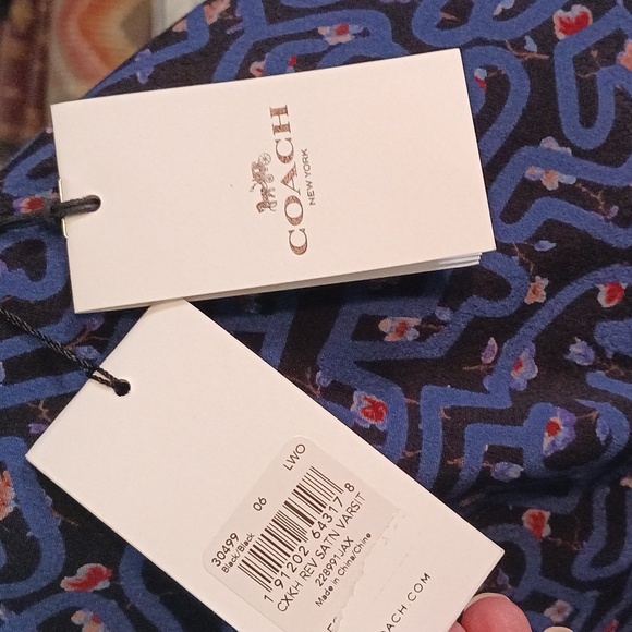 Coach X New York reversible satin varsity jacket. NWT❤️❤️❤️❤️keith Haring - Picture 5 of 11